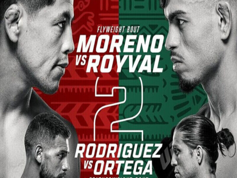 UFC Мексика: Морено - Ройвал прямая трансляция